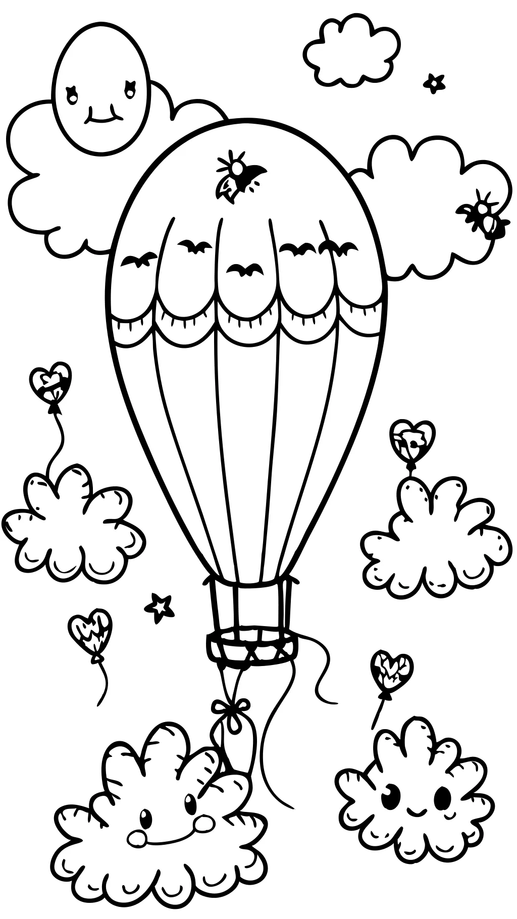 balloon coloring page